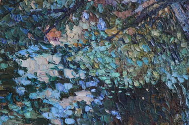 Original Impressionism Landscape Painting by Nadezda Stupina