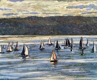 Evening regatta on the Oslofjord. thumb