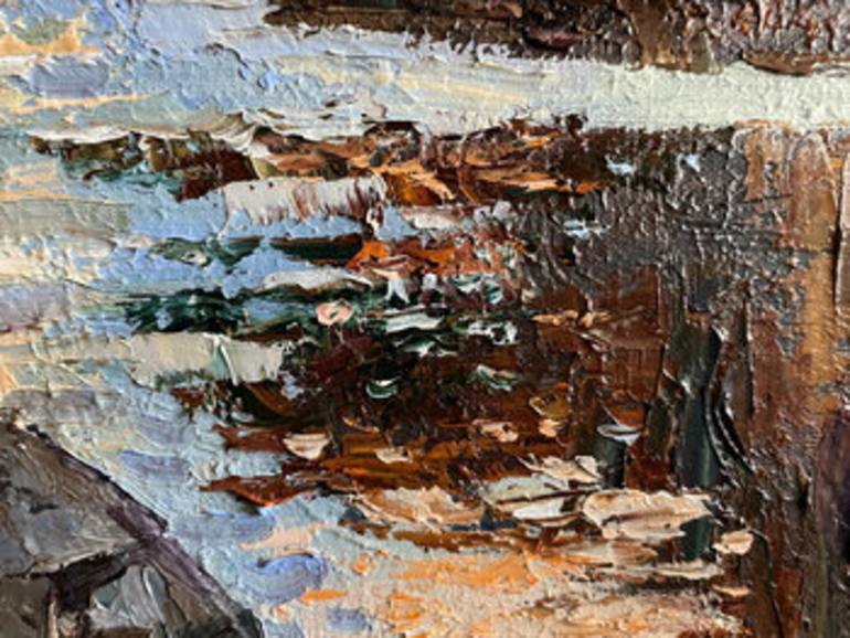 Original Impressionism Landscape Painting by Nadezda Stupina