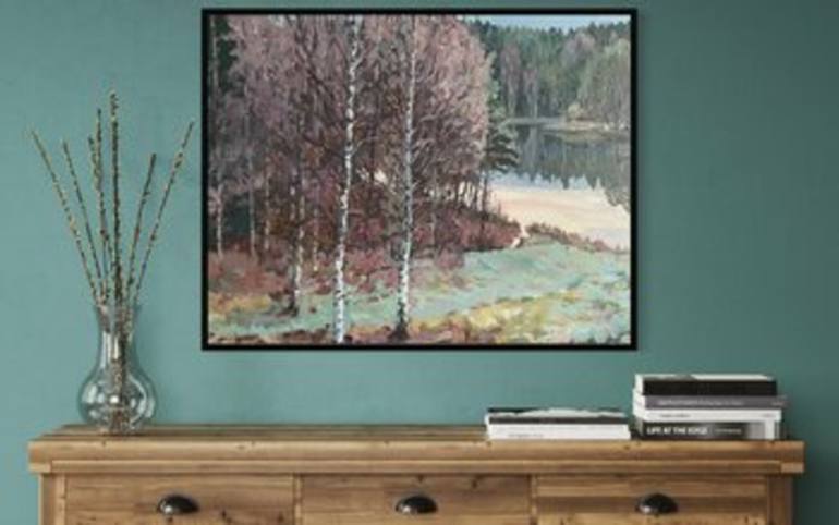 Original Impressionism Landscape Painting by Nadezda Stupina