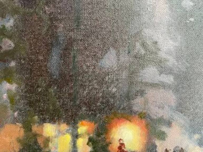 Original Impressionism Landscape Painting by Nadezda Stupina