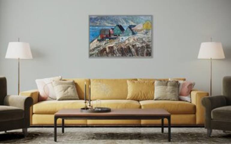 Original Impressionism Landscape Painting by Nadezda Stupina