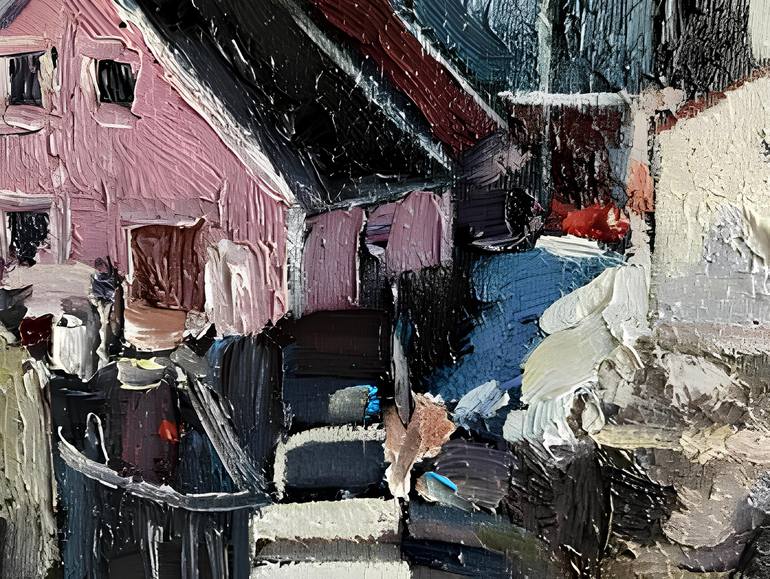Original Impressionism Landscape Painting by Nadezda Stupina