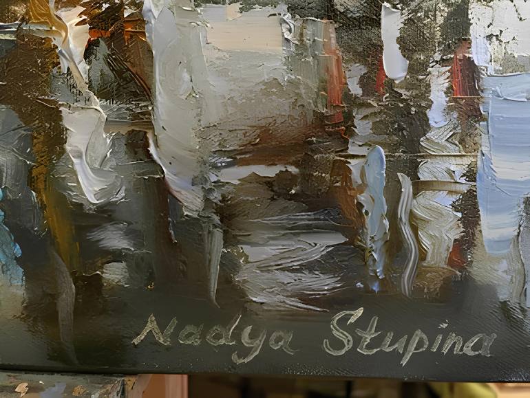 Original Impressionism Landscape Painting by Nadezda Stupina