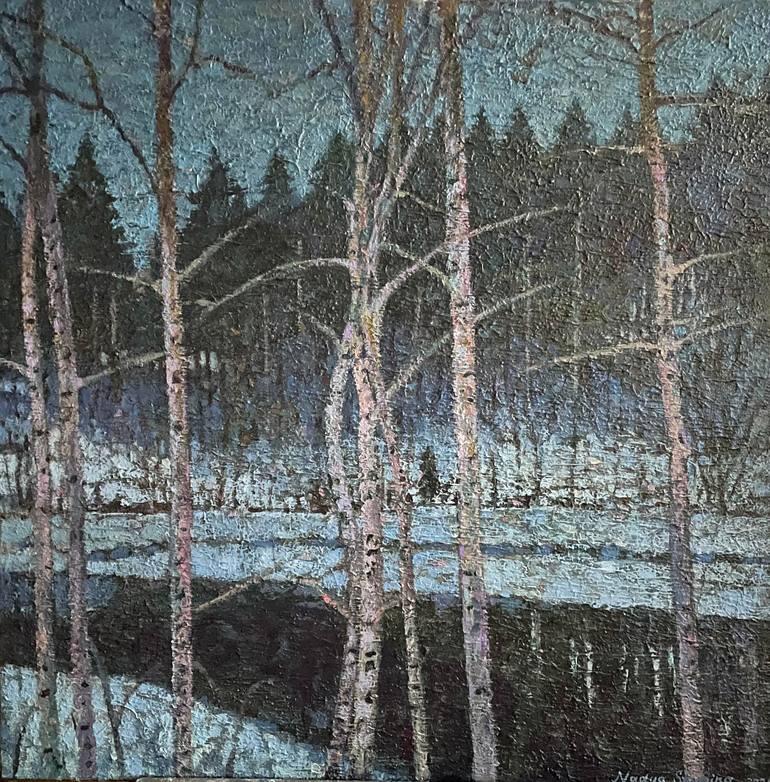 Print of Fine Art Landscape Paintings by Nadezda Stupina