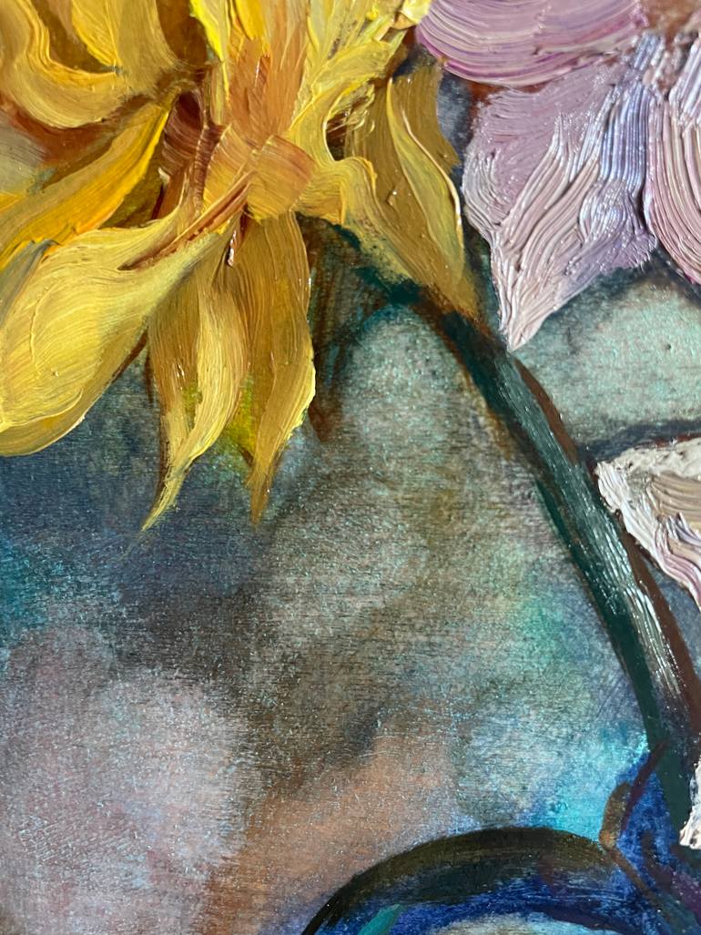 Original Impressionism Still Life Painting by Nadezda Stupina
