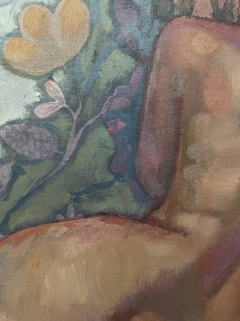 Original Impressionism Nude Painting by Nadezda Stupina