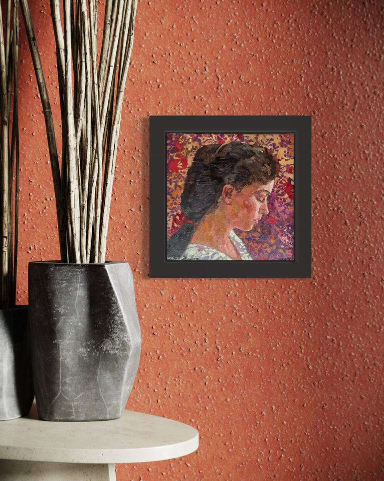 Original Impressionism Women Painting by Nadezda Stupina