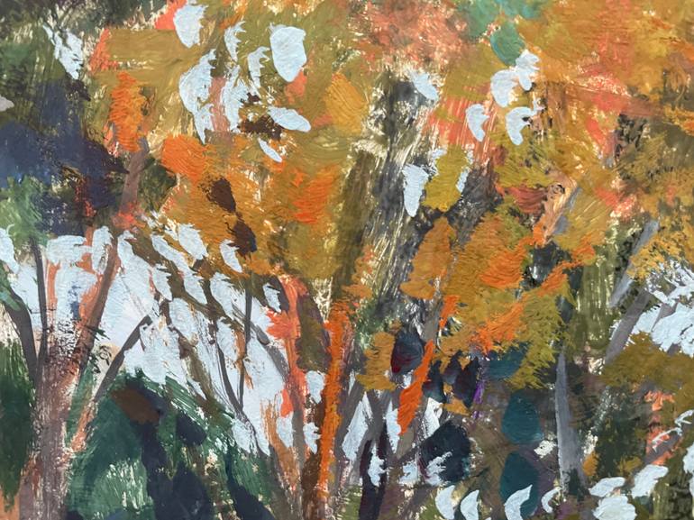 Original Impressionism Landscape Painting by Nadezda Stupina