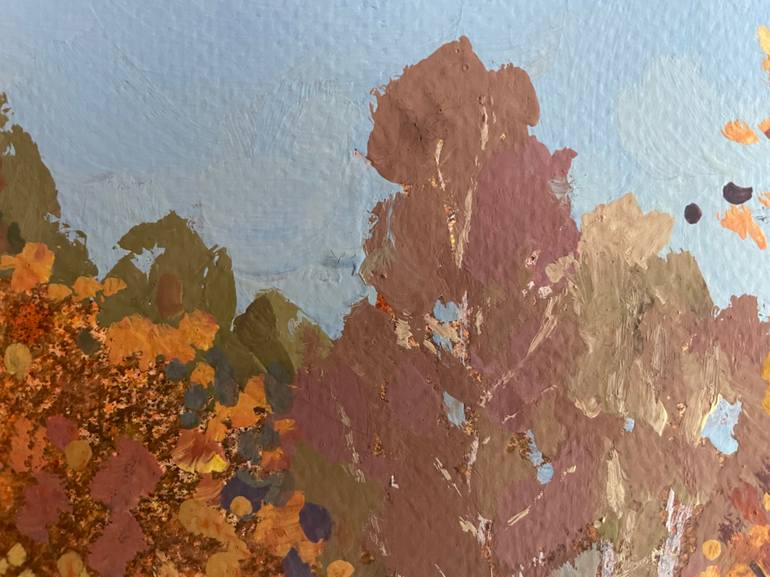 Original Impressionism Landscape Painting by Nadezda Stupina