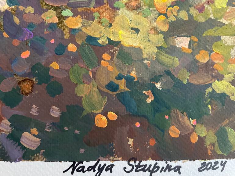 Original Impressionism Landscape Painting by Nadezda Stupina