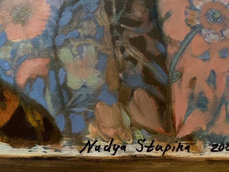 Original Impressionism Nude Painting by Nadezda Stupina