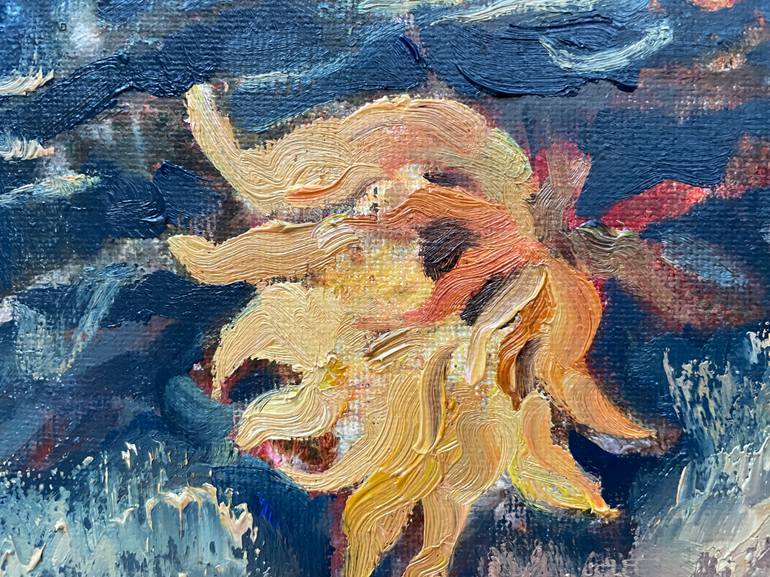 Original Impressionism Floral Painting by Nadezda Stupina