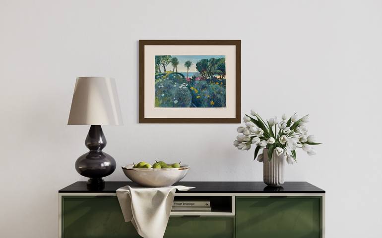 Original Impressionism Landscape Painting by Nadezda Stupina