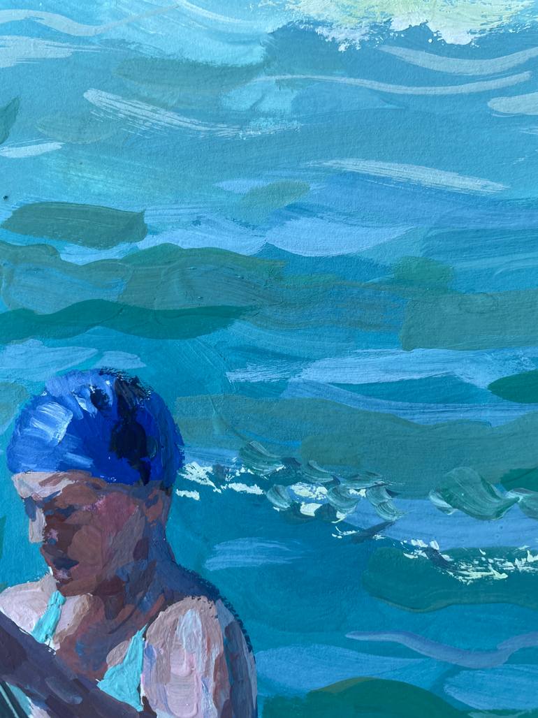 Original Impressionism Body Painting by Nadezda Stupina