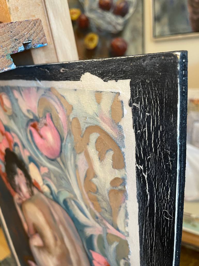 Original Figurative Nude Painting by Nadezda Stupina