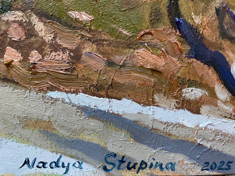 Original Impressionism Landscape Painting by Nadezda Stupina