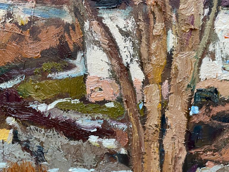 Original Impressionism Landscape Painting by Nadezda Stupina