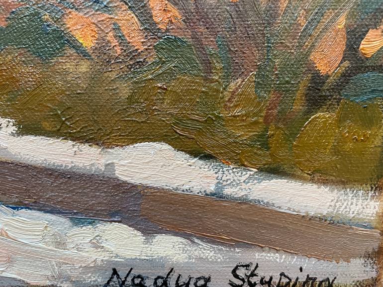 Original Impressionism Landscape Painting by Nadezda Stupina