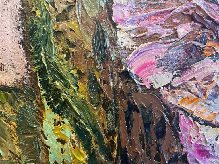 Original Impressionism Botanic Painting by Nadezda Stupina