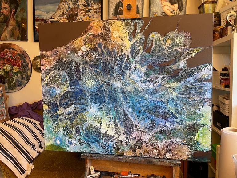Original Abstract Painting by Nadezda Stupina