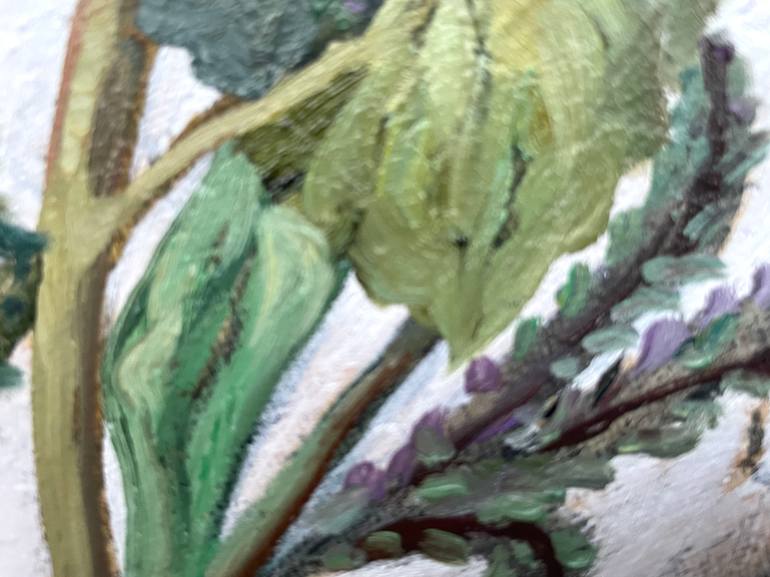 Original Realism Floral Painting by Nadezda Stupina