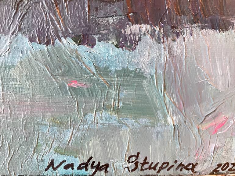 Original Impressionism Landscape Painting by Nadezda Stupina