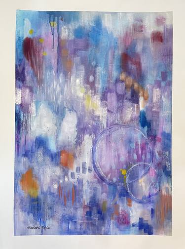 Original Abstract Mixed Media by Marieke Mertz