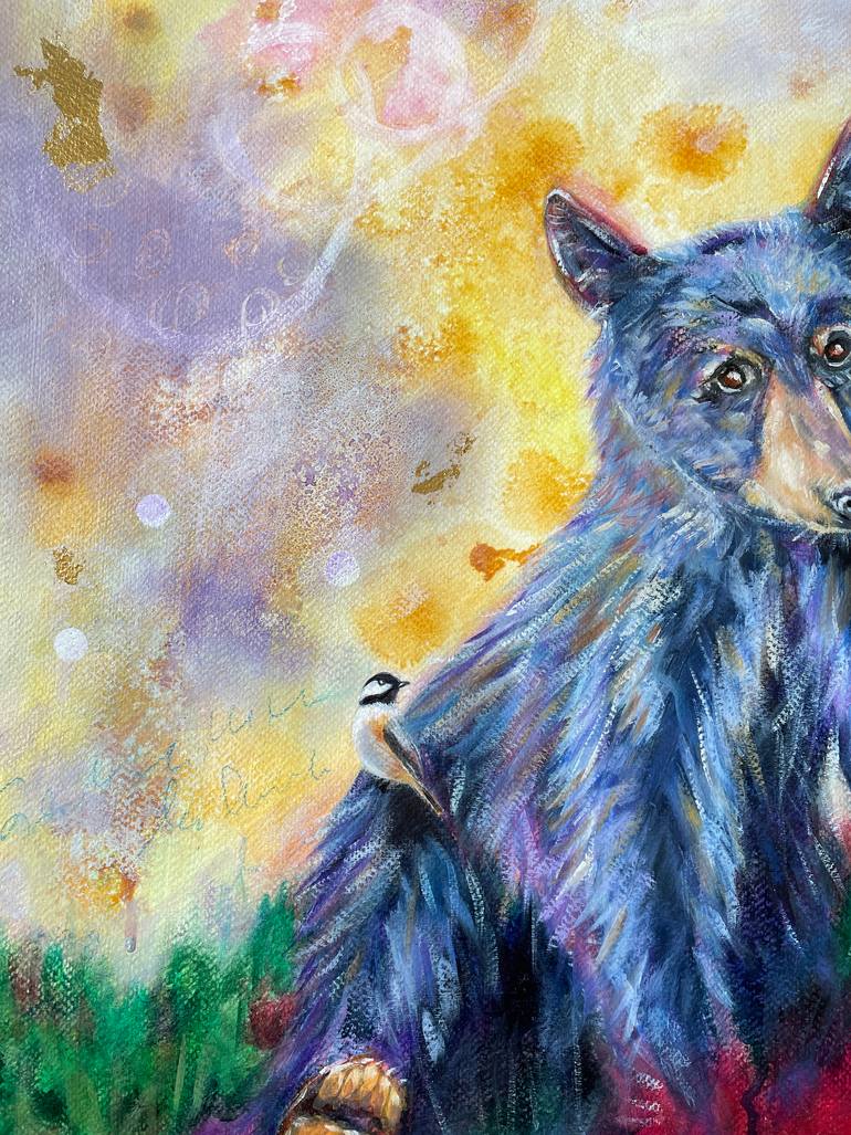 Original Abstract Expressionism Animal Painting by Marieke Mertz