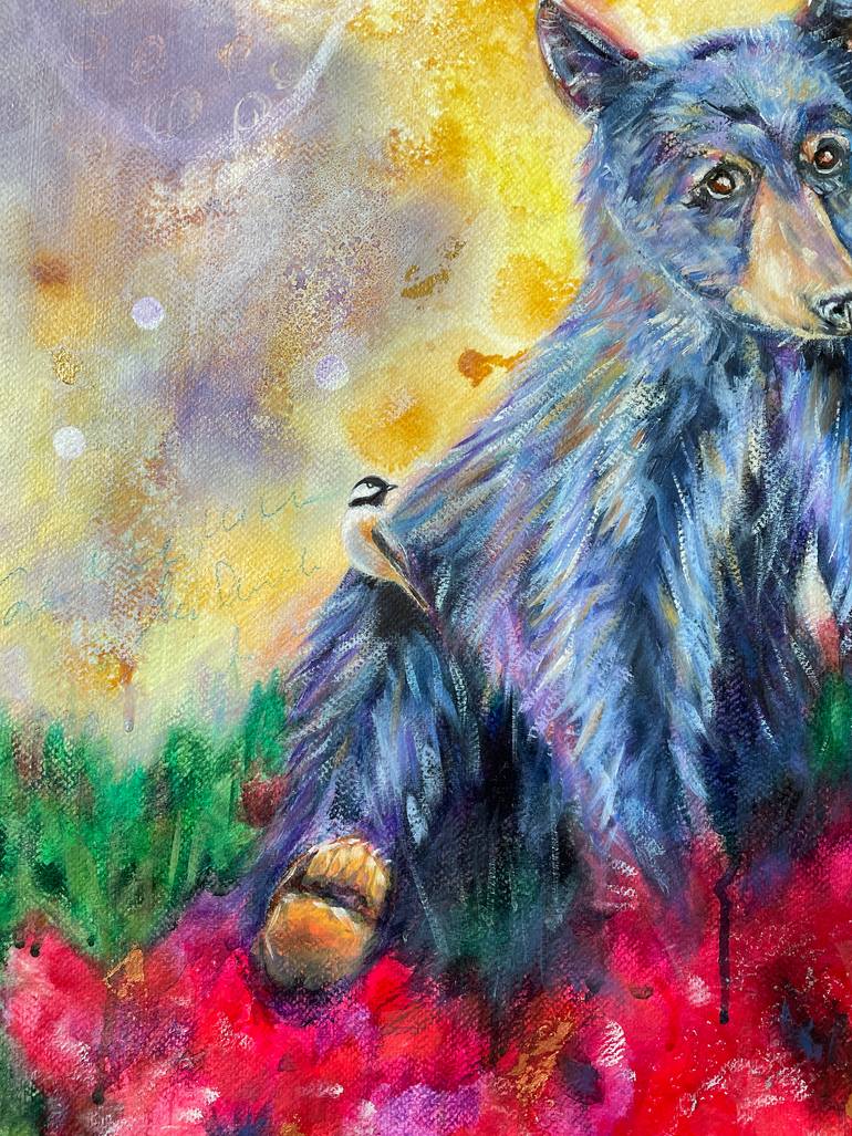 Original Abstract Expressionism Animal Painting by Marieke Mertz