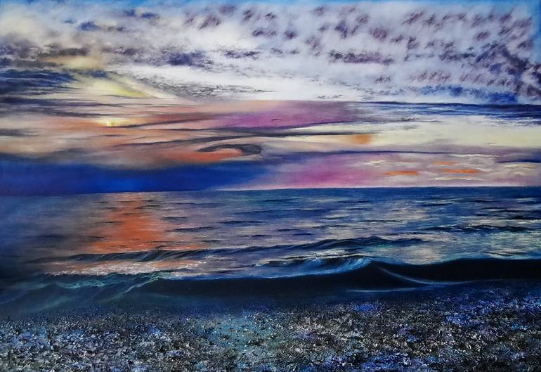 Original Seascape Painting by Поліна Стецюра