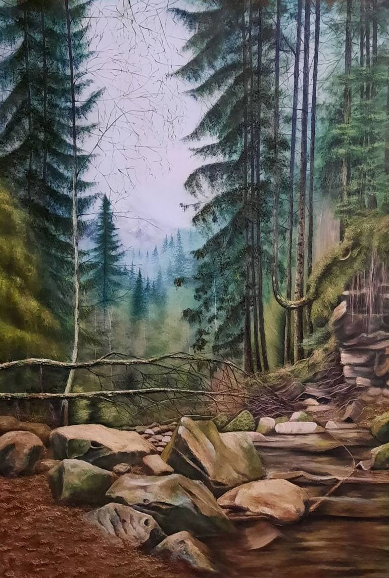 Original Landscape Painting by Поліна Стецюра