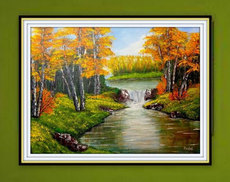 Original Landscape Painting by RACHEL A