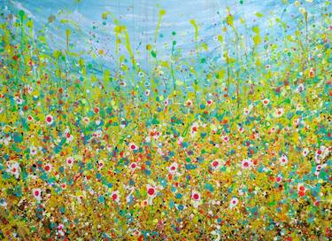 Original Impressionism Abstract Paintings by RACHEL A