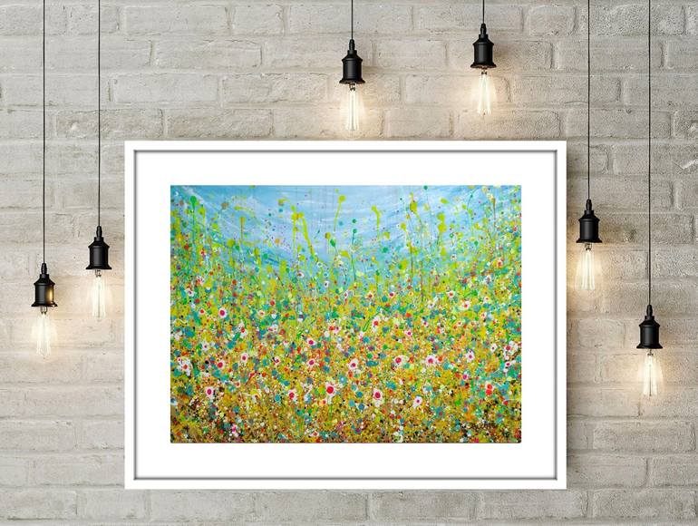 Original Impressionism Abstract Painting by RACHEL A