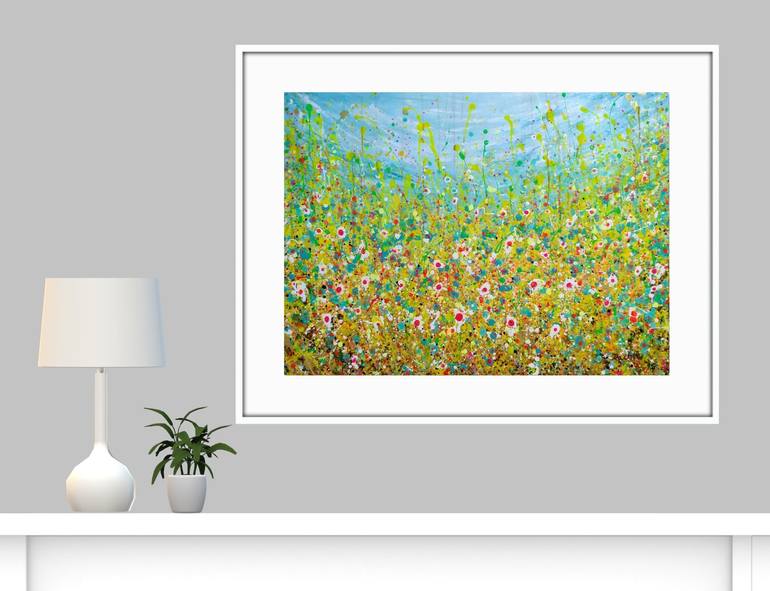 Original Impressionism Abstract Painting by RACHEL A