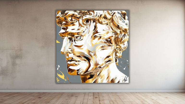 Original Classical mythology Mixed Media by King Felix