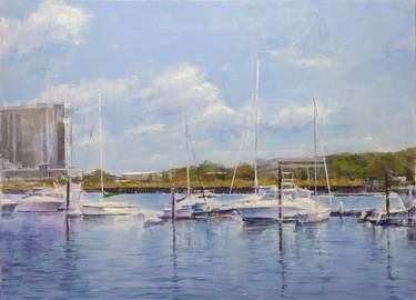 Original Yacht Paintings by Oleg L Gorovyi