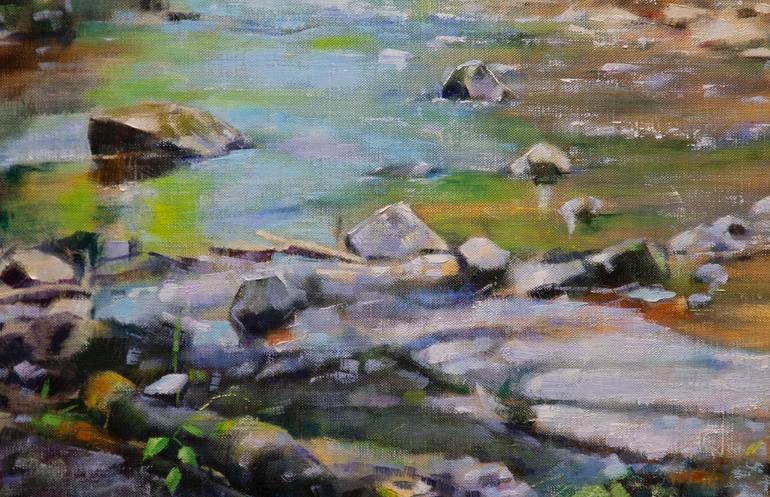 Original Impressionism Landscape Painting by Oleg L Gorovyi