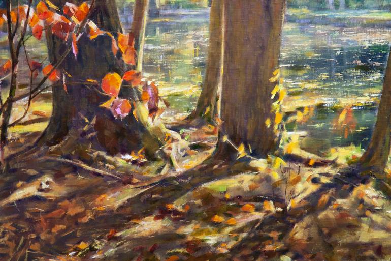Original Impressionism Landscape Painting by Oleg L Gorovyi
