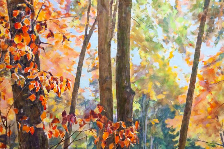 Original Impressionism Landscape Painting by Oleg L Gorovyi