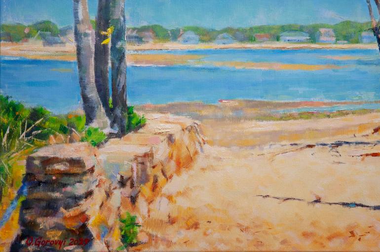 Original Impressionism Landscape Painting by Oleg L Gorovyi