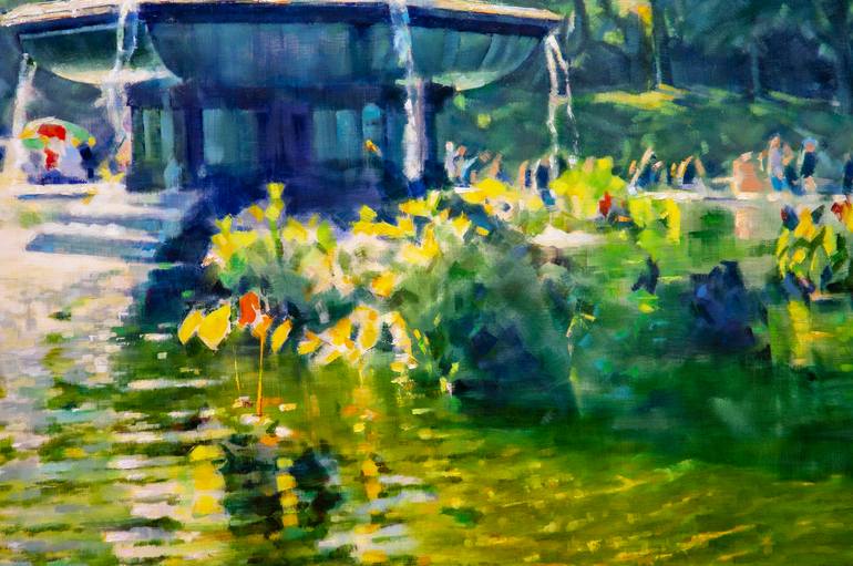 Original Impressionism Landscape Painting by Oleg L Gorovyi
