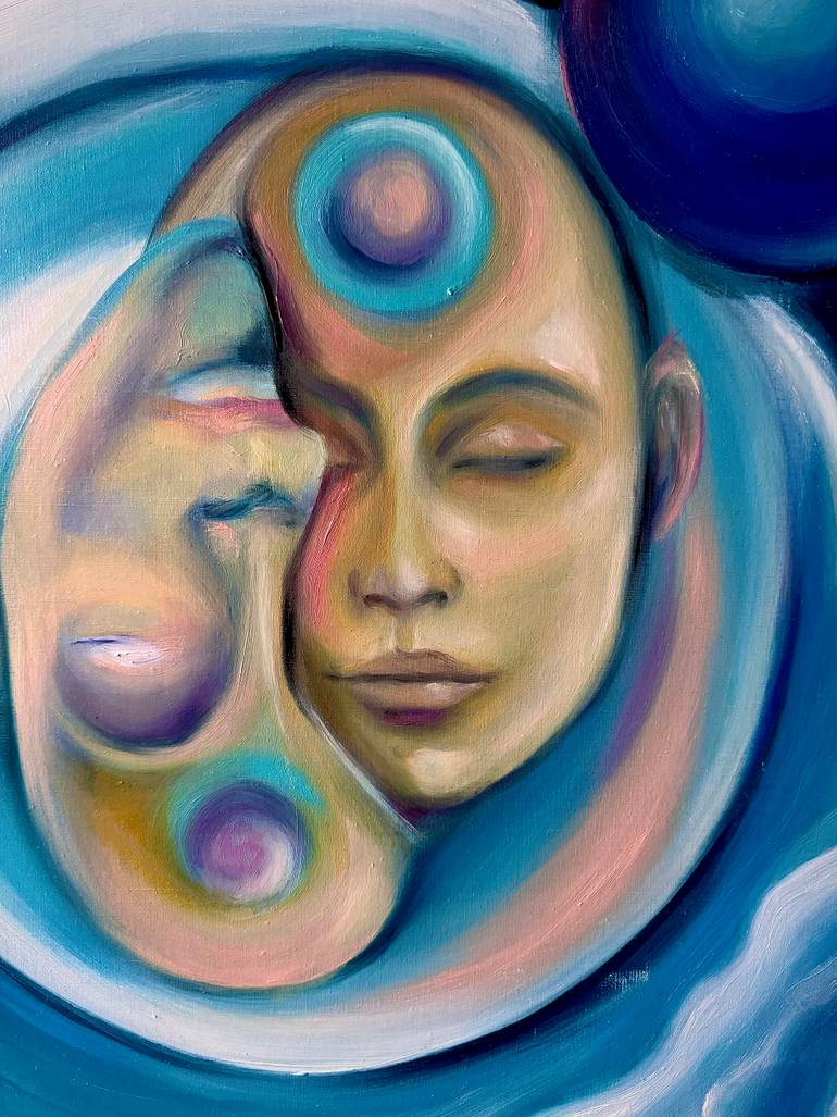 Original Conceptual Fantasy Painting by Cornelia Dudca