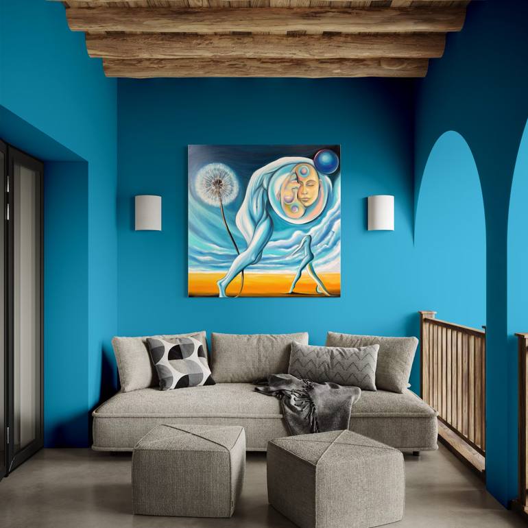 Original Conceptual Fantasy Painting by Cornelia Dudca