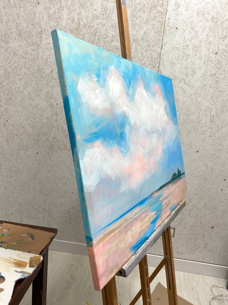 Original Contemporary Landscape Painting by Olena Nahorniuk