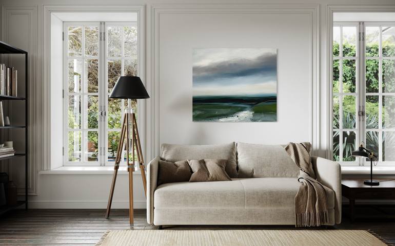 Original Contemporary Landscape Painting by Olena Nahorniuk