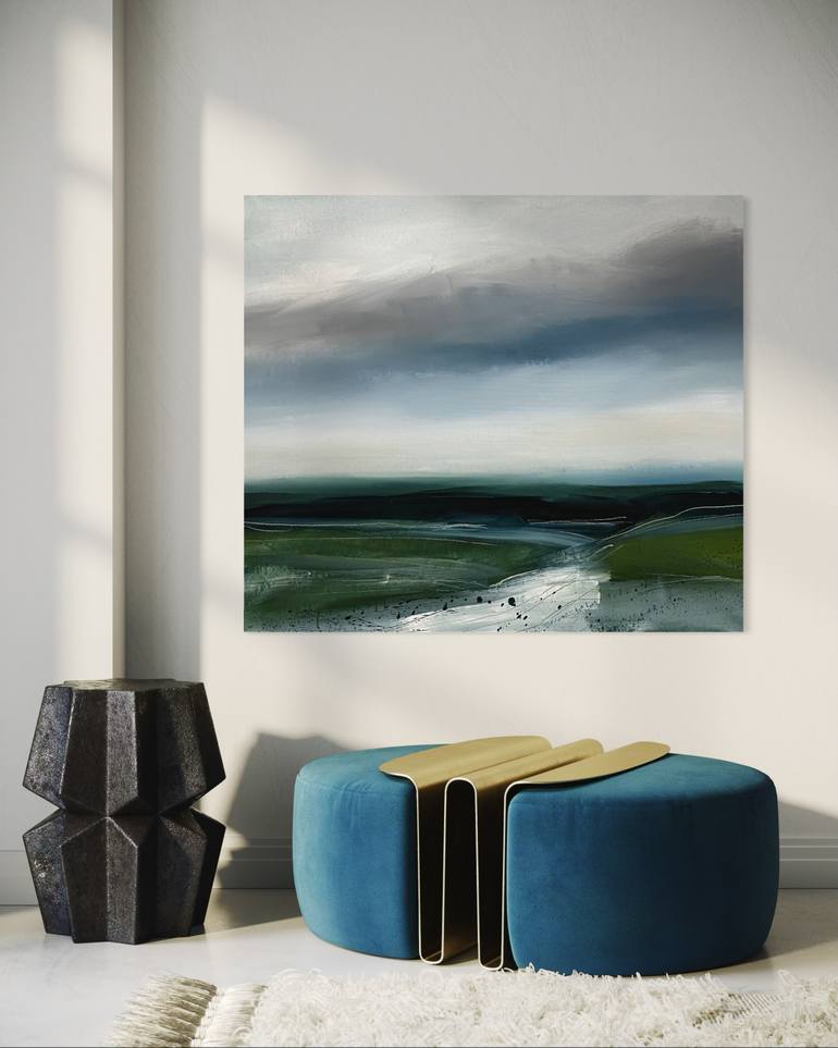 Original Contemporary Landscape Painting by Olena Nahorniuk