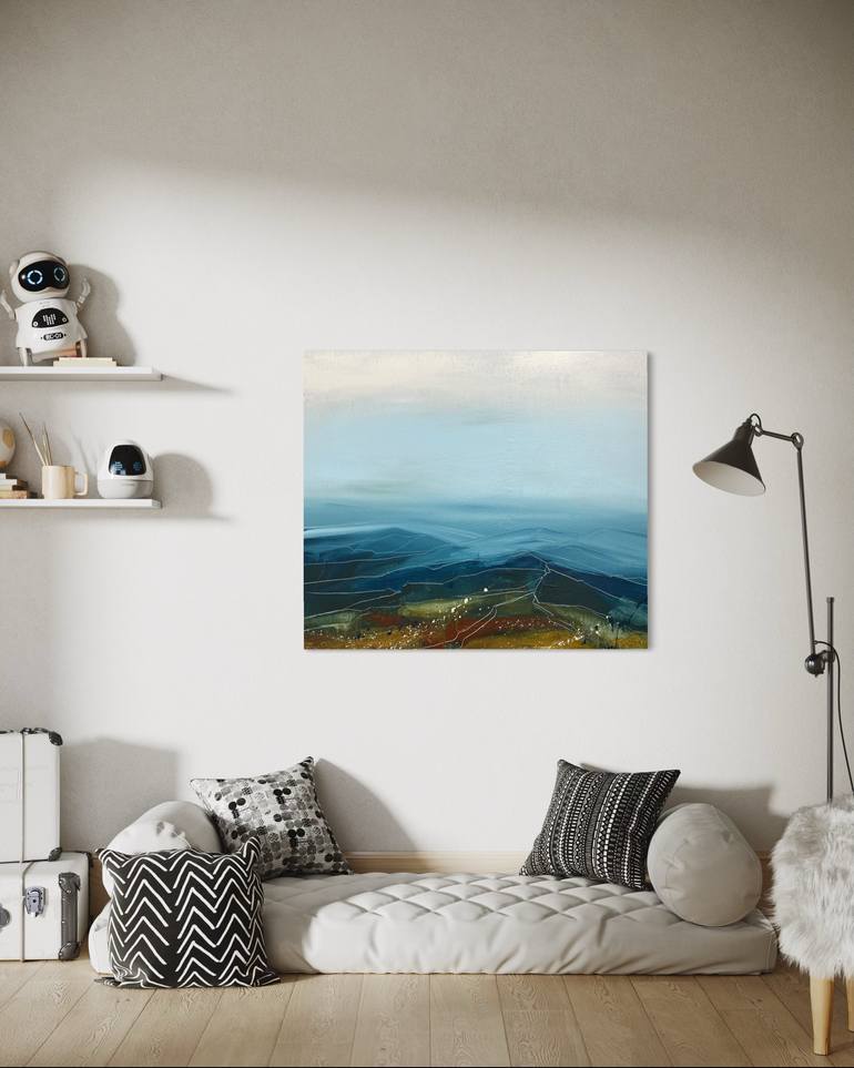 Original Contemporary Landscape Painting by Olena Nahorniuk