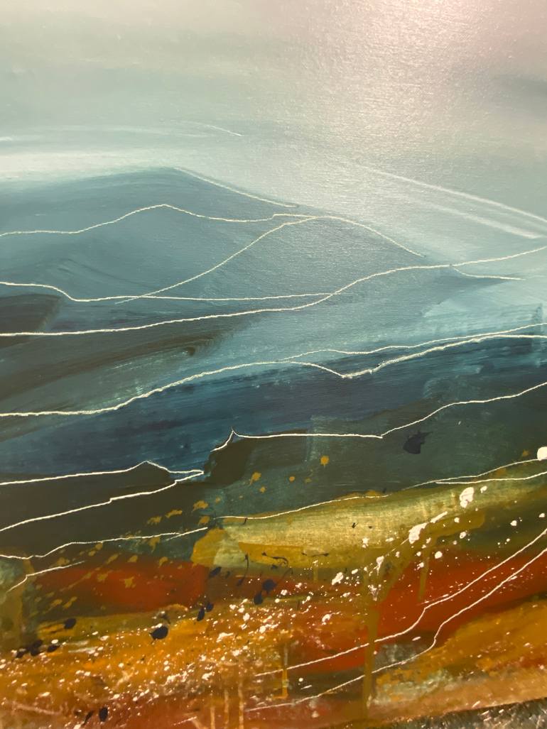 Original Contemporary Landscape Painting by Olena Nahorniuk
